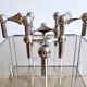 Candlesticks modular S22 by Caesar Stoffi & Fritz Nagel for BMF 1970 s, Set of 4