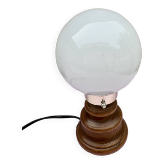 Lampe boule en verre