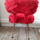 Vintage 70s plush chair