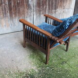 Morris "Potacol" armchair and footrest