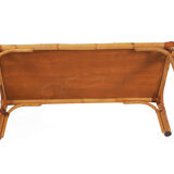 Rattan bench