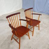 Set of 2 mid century chairs by Billund Stolefabrik