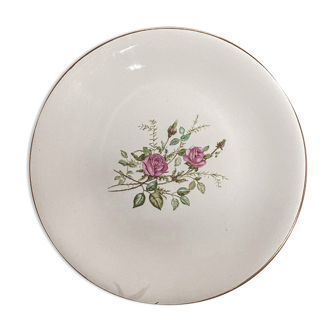 Plate gien pompadour fleuries