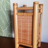 Lampe de table rotin