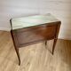 Small entrance chest of drawers or antique bedside table with engraved mirror.
