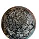 La Rochére marbled black and white ball vase, 20th century