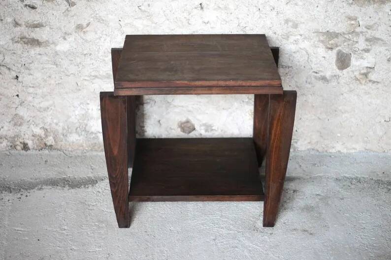 Table basse, d'appoint Art déco en bois
