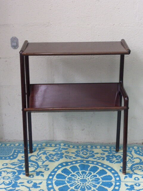 Table is varnished wood magazines