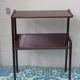 Table is varnished wood magazines