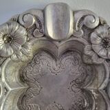 Metal ashtray in silver colour