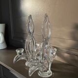 Crystal candle holders
