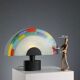 1980s Murano glass table lamp