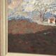 Original Swedish Oil on Panel – “Landscape” by Bertil Wahlberg – Signed – Vintage and Framed – 48 × 41.5 cm (18.9" × 16.3")