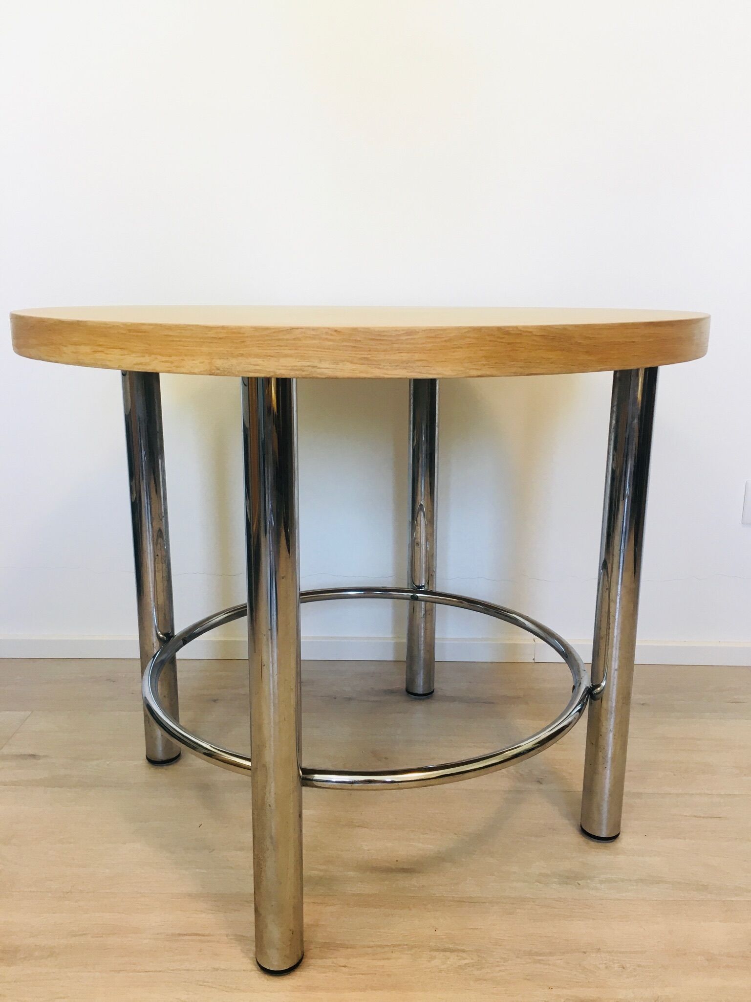 Bauhaus Chrome Table From Kovona, 1970s