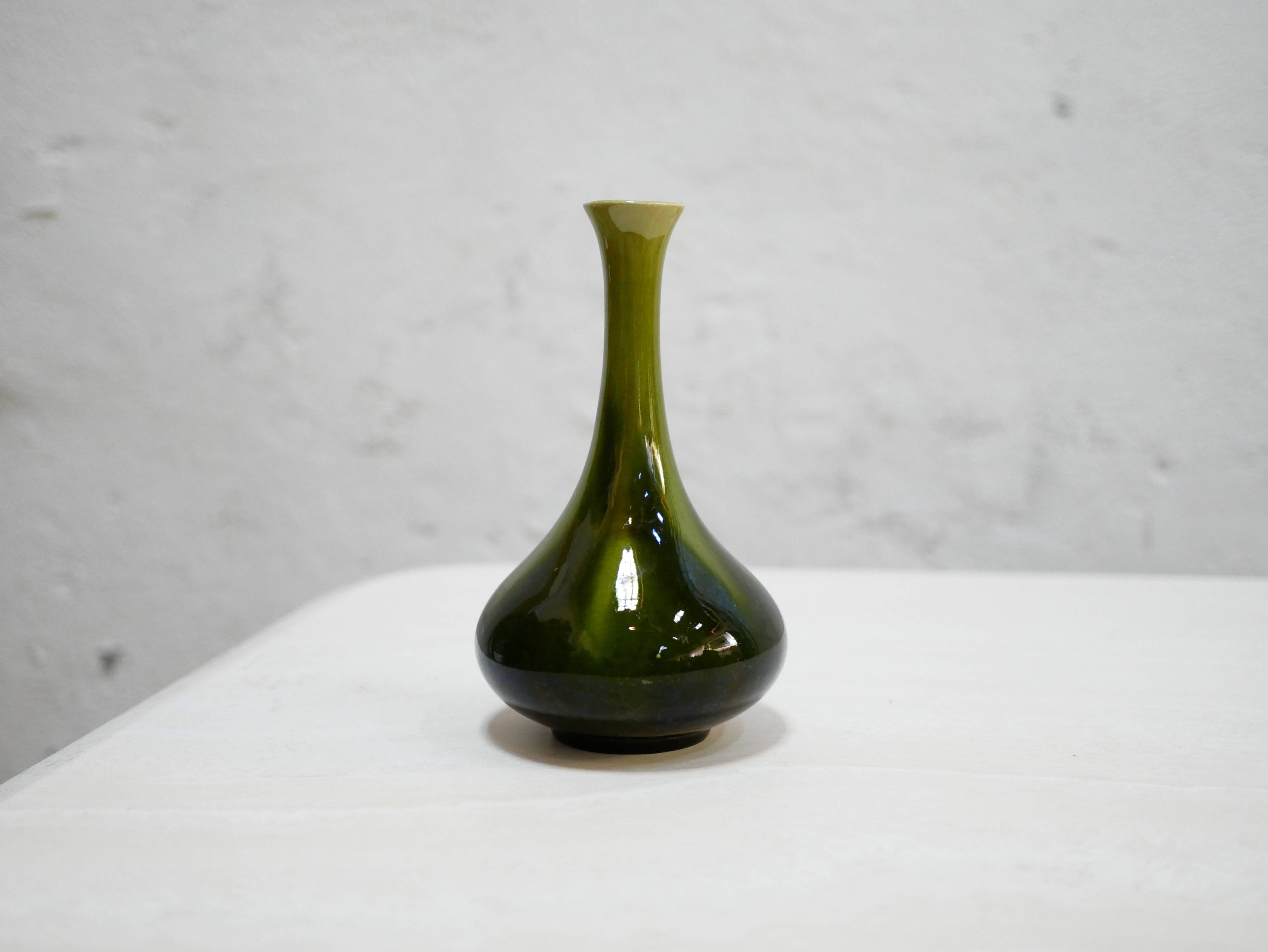 Vintage ceramic vase by the Orchies L'Herminé Declercq factory