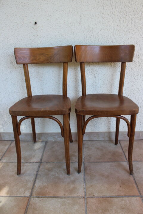 Set of 2 chairs bistro Thonet