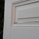 Communication door h216.5x87cm old paneled, molded