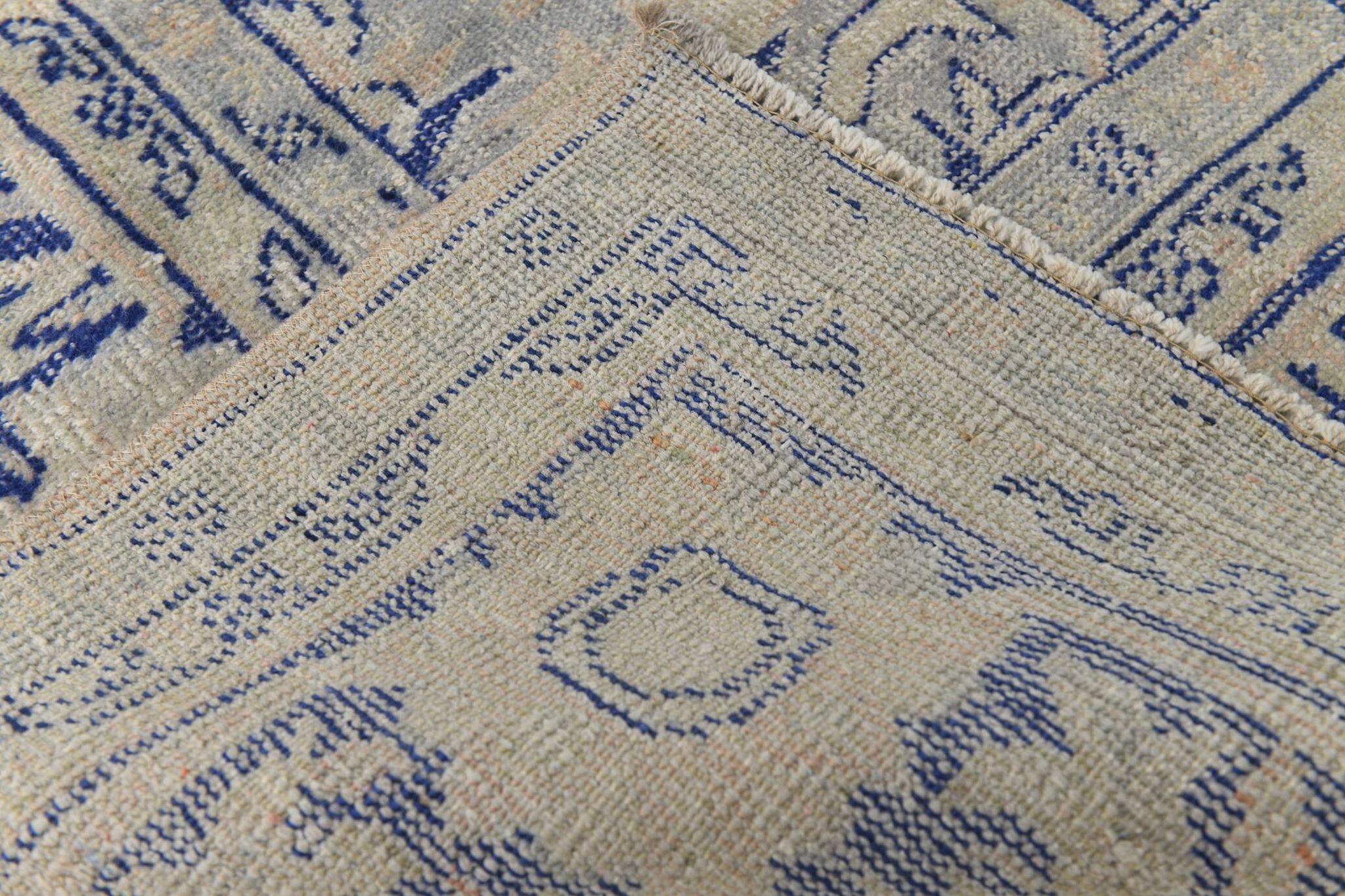 Oversize Blue Persian Rug, 246x344Cm