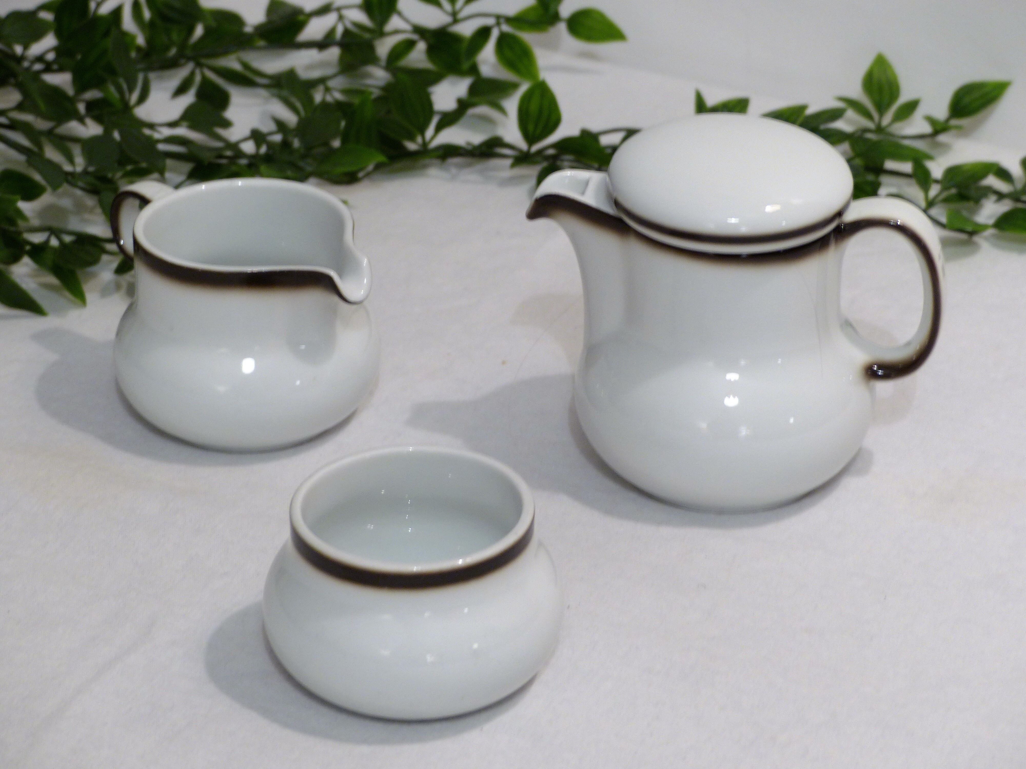 Porcelain tea set 3 pieces