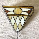 Art Deco style stained glass wall light