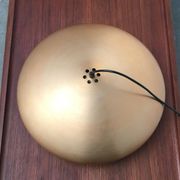 Large suspended copper lamp from mid-century Germany by Goldkant Leuchten.