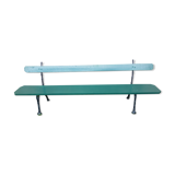 Old garden bench cast iron foot