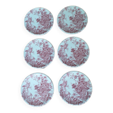 6 small plates English Ironstone