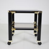 Mid-century small glass table, Vet For, Italy.