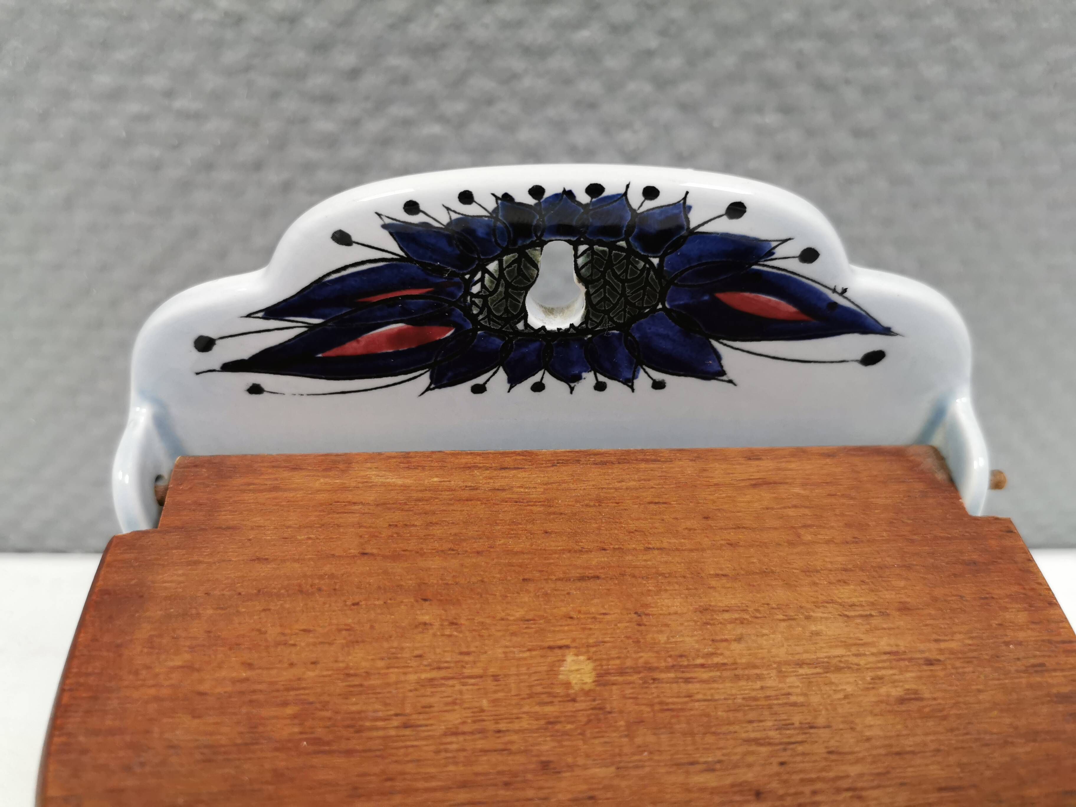 Aluminia Tenera salt cellar for Royal Copenhagen Denmark 1950-60s