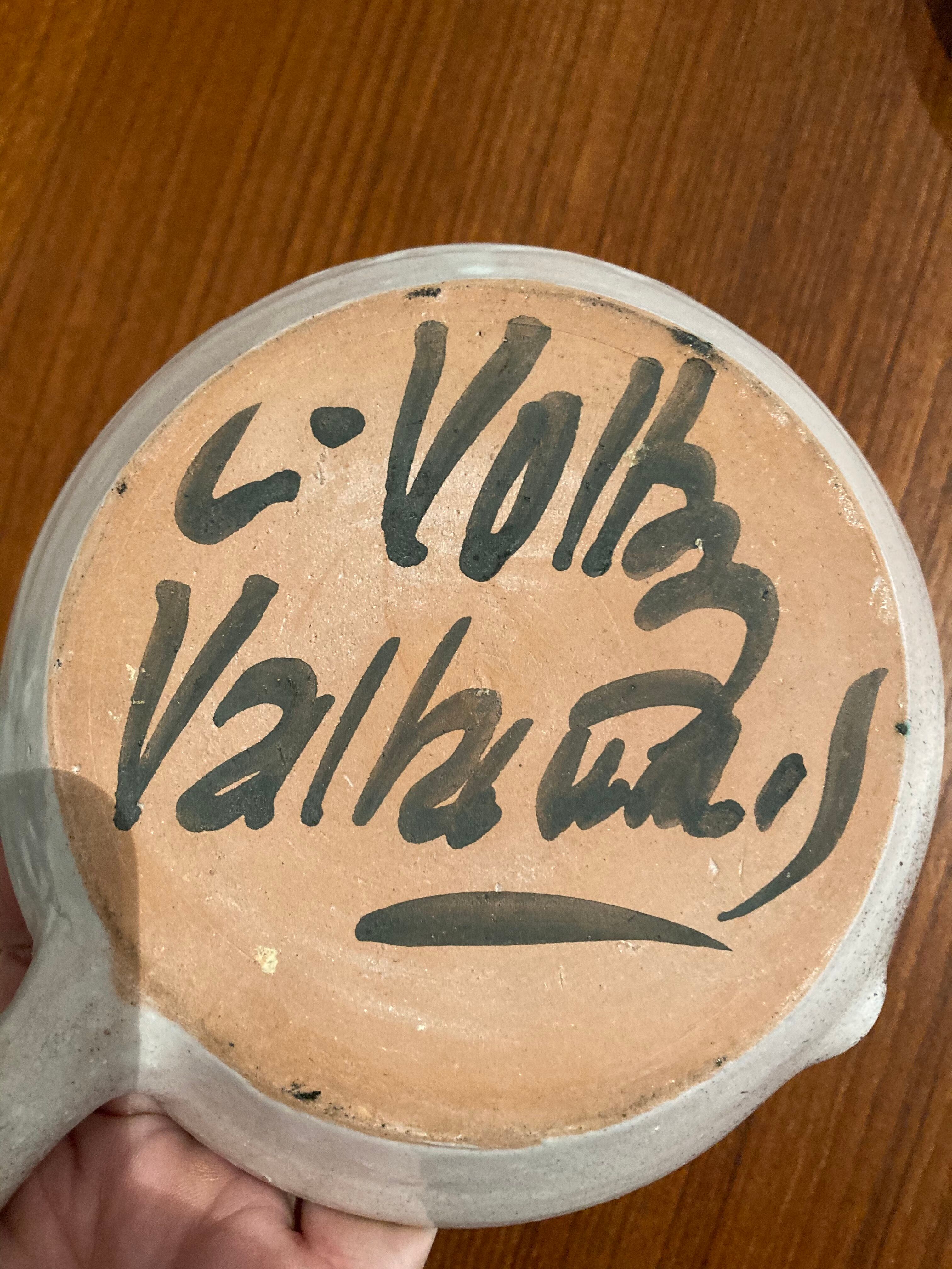 Set of two ceramic cups Vallauris Voltz