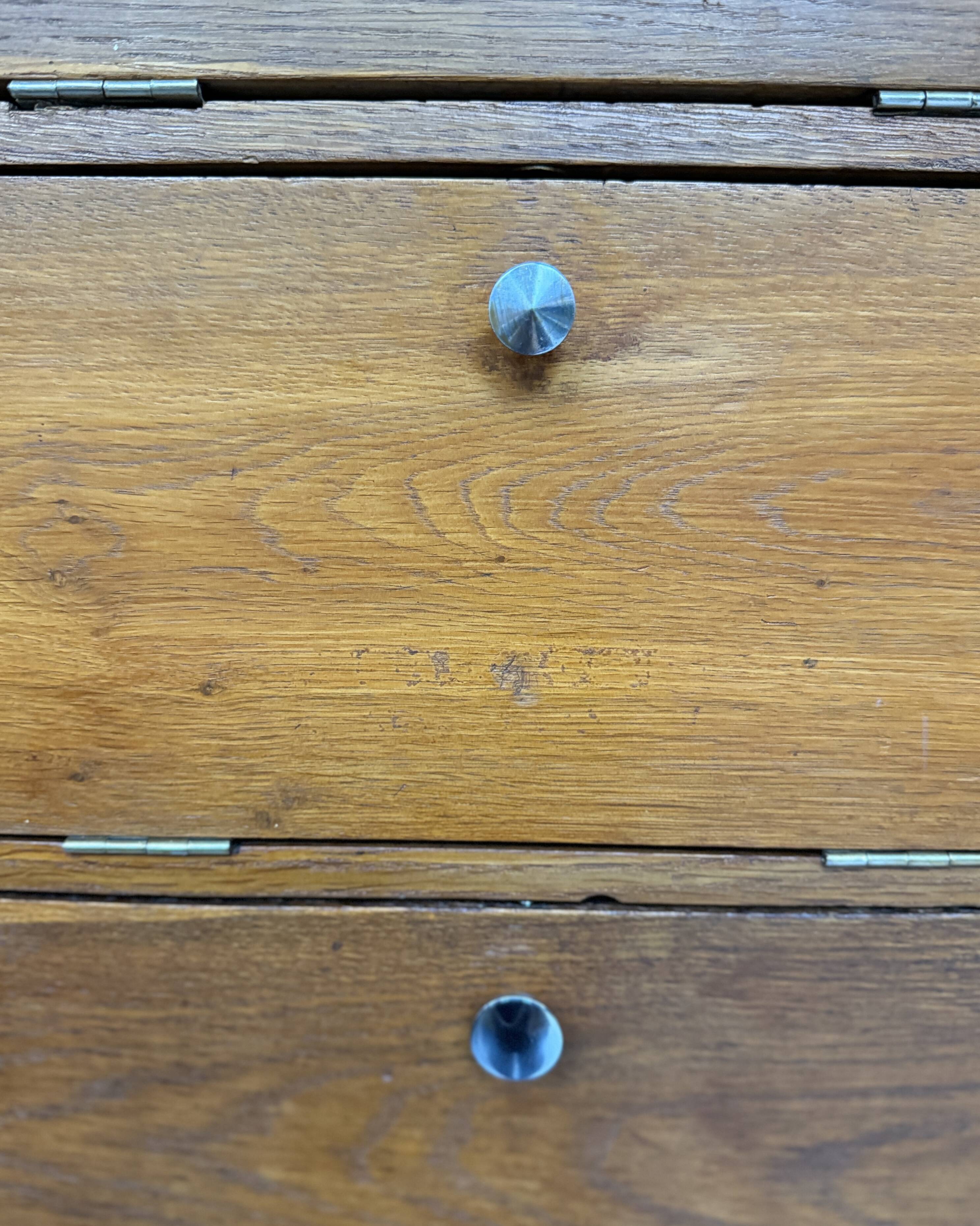 Large notary's cabinet with drop-leaf doors (renovated)