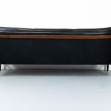 Midcentury leather lounge sofa 1960s