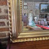 Antique Louis Philippe style gilded mirror