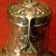 Ancien coquemar cuivre et laiton repoussé décor rocaille XVIII XIX ème