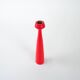 Red candlestick, Danish design, 1990s, designer: Anders Norgaard