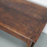 Large Antique 18th Century French Rustic Farmhouse Dining Table Walnut & Oak