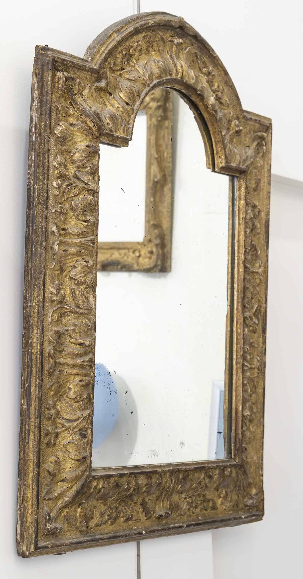 17th century gilded carved wooden frame