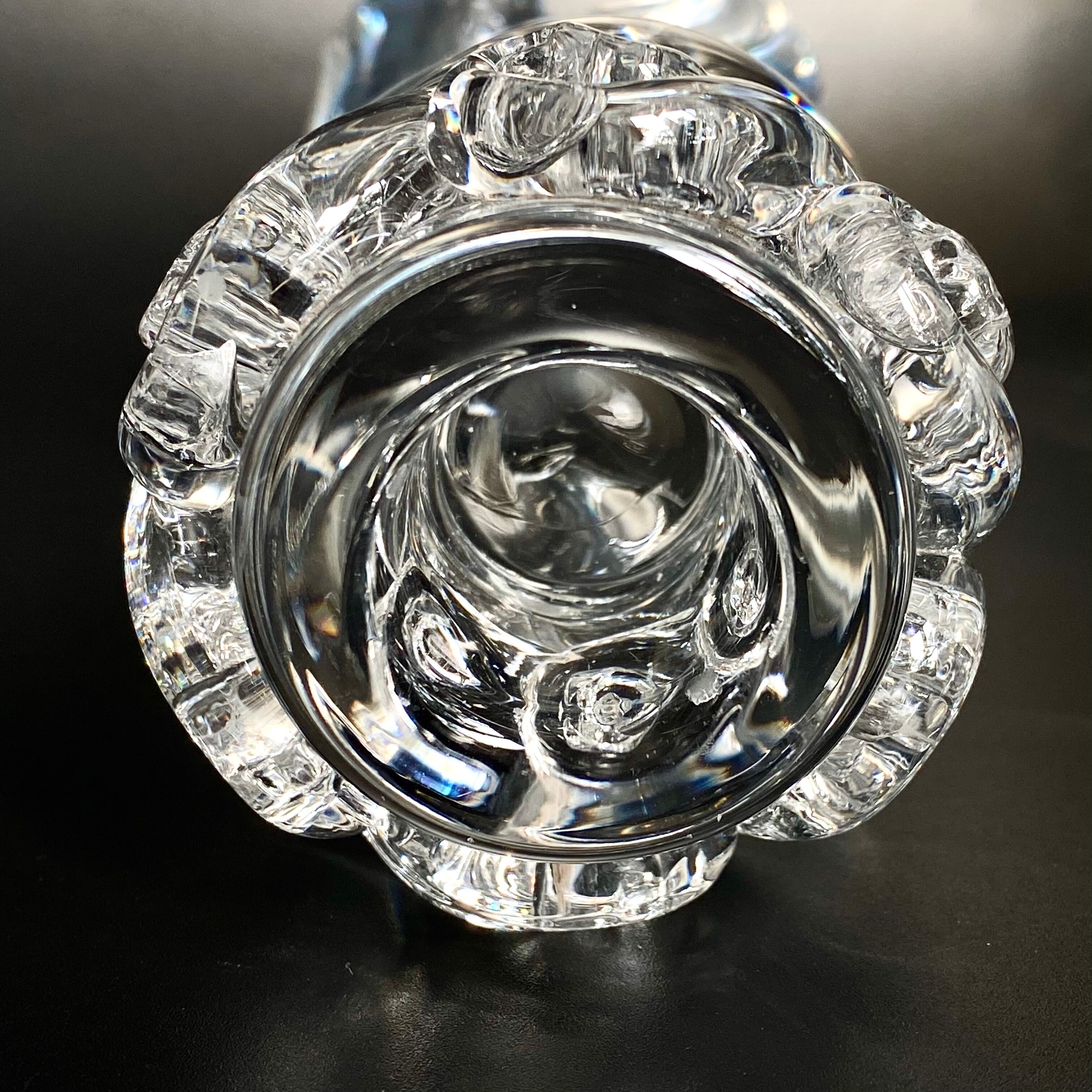 Pair of candlesticks Baccarat Aladin model