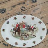 Hunting motif dish