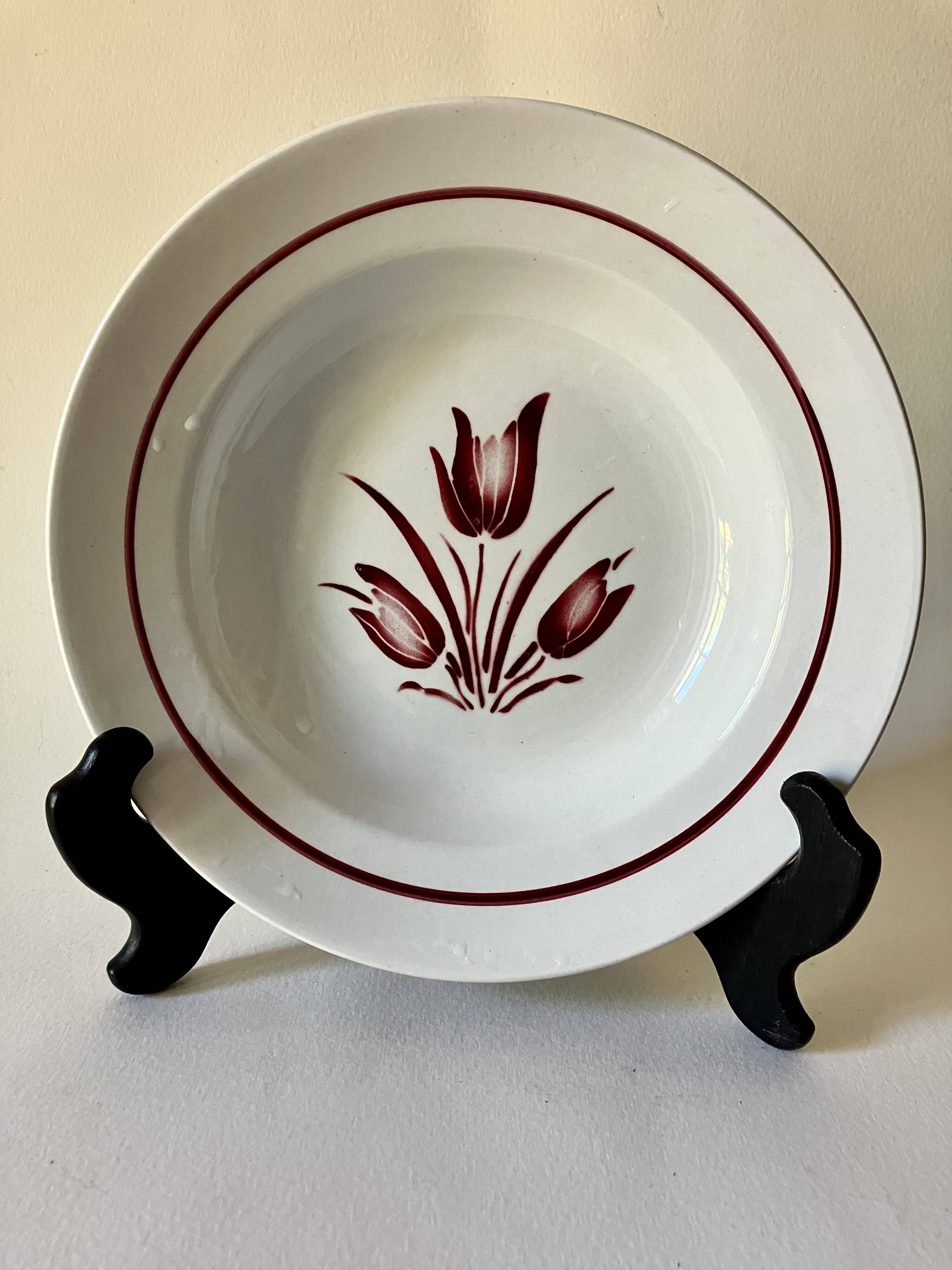 8 soup plates - Haarlem 43 service
