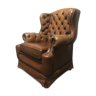 Chesterfield vintage king leather armchair single-seater / seating