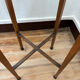 Art deco side table in wood with paint