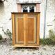 Armoire parisienne bois et rotin