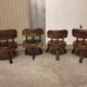 Set of 4 Brutalist Brazil Mid-Century Chairs