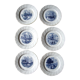 6 dessert plates Moulin des loups Amage