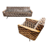Canapé et fauteuil, années 1970