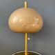 Large vintage brass mushroom space age table lamp