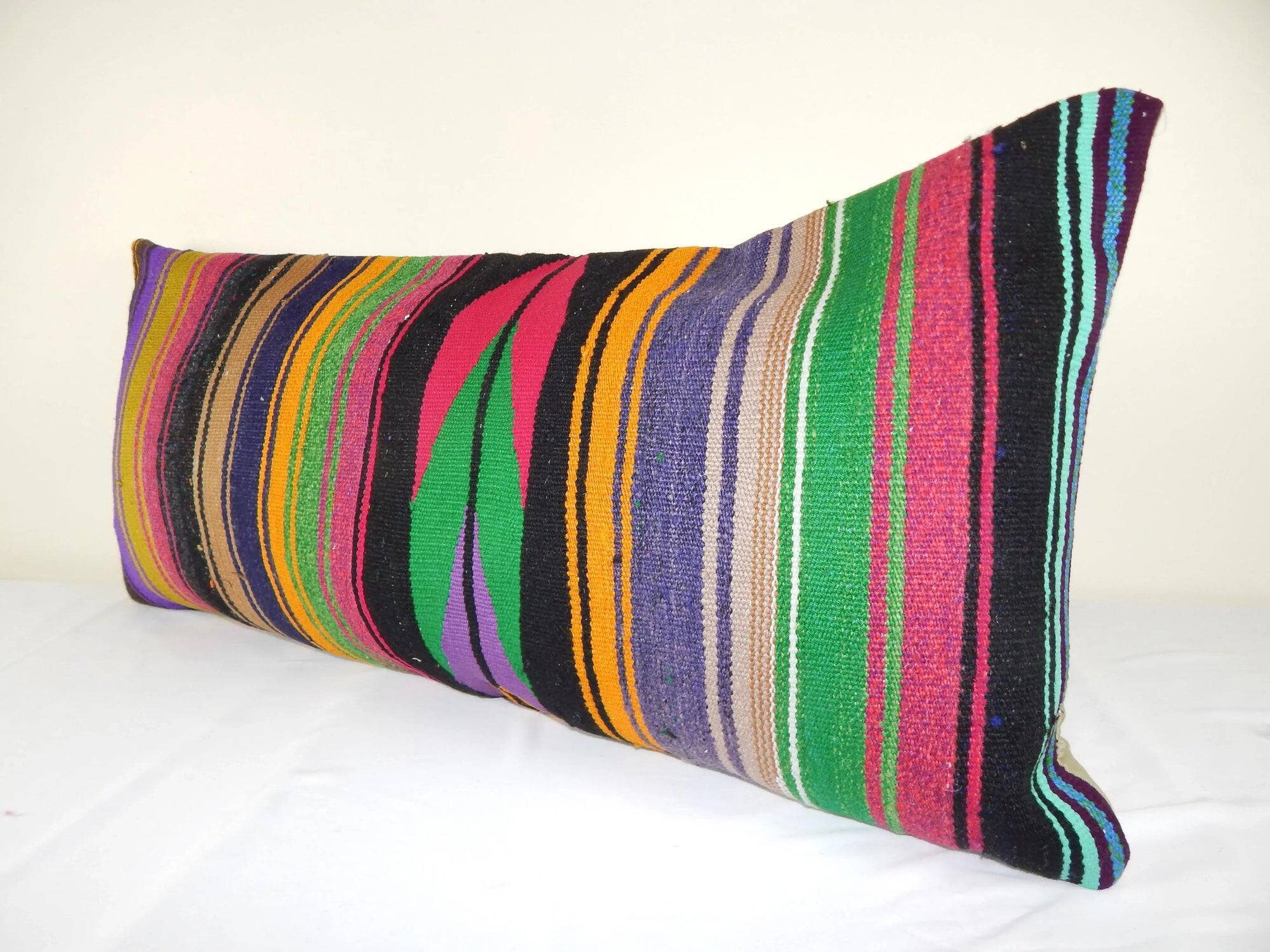 Vintage kilim cushion cover 102x51 cm