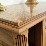 Louis XVI style wood and marble furniture