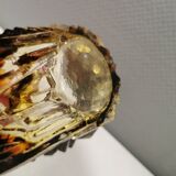 Glass bowl designed by Pertti Santalahti for Humppila Glas Finland 1960-170s.